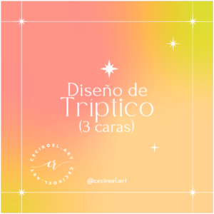 Tríptico (3 caras)