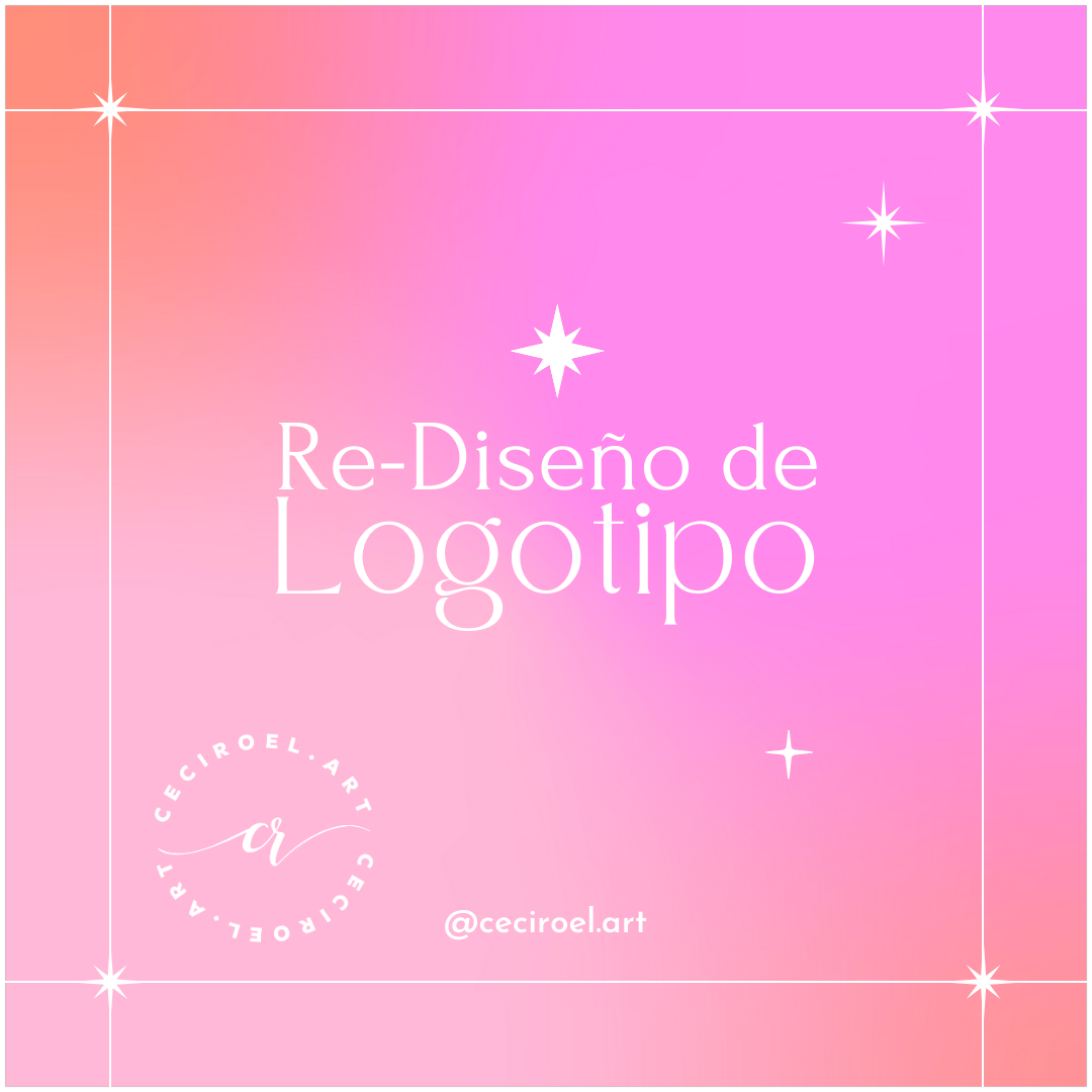 Rediseño De Logotipo Ceci Roel Art