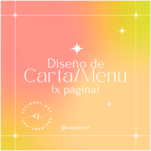 Carta o Menú
