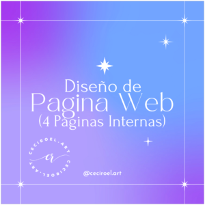 Pagina Web (4 páginas internas)